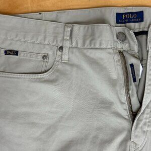 Polo Ralph Lauren Men’s Tan Straight Fit 5 Pocket Pants Sz 38x32